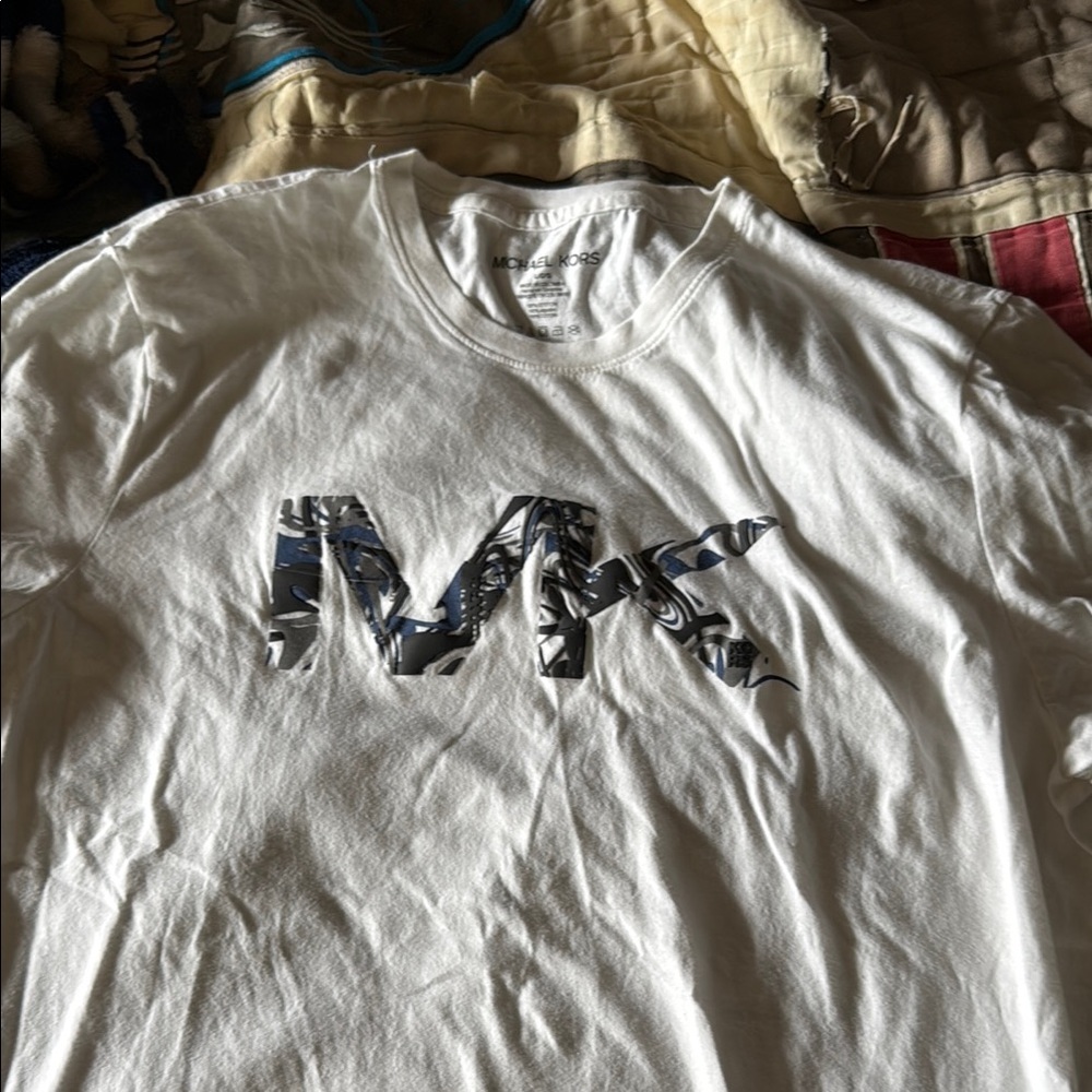 Michael Kors White Short Sleeve Tee